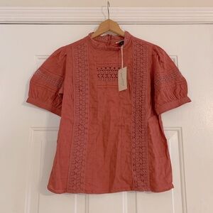 Universal Thread women’s short sleeve boho blouse nwt